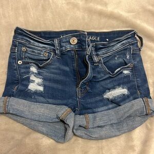 american eagle denim shorts!